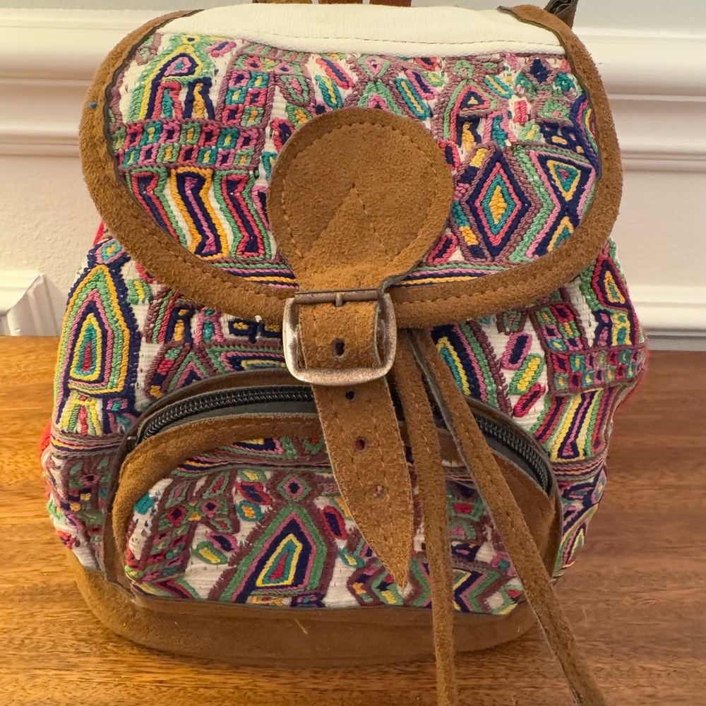 Boho Chic Multicolor Backpack